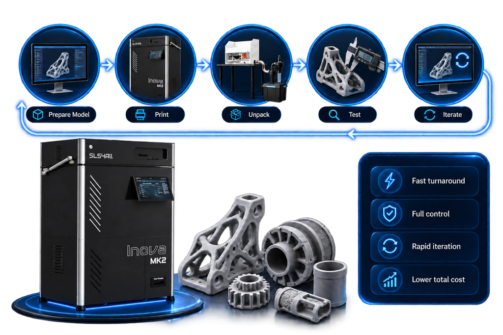 Affordable In-House SLS 3D Printing